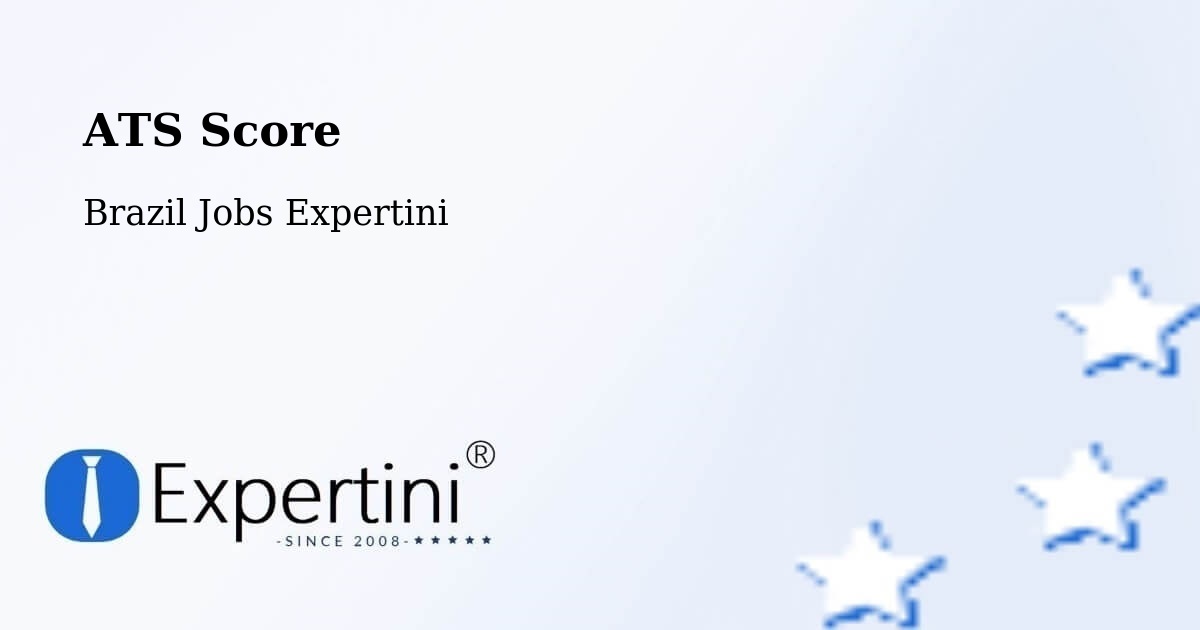 Resume ATS Score & Job Description Match Tool – Itabirito - Brazil Jobs Expertini