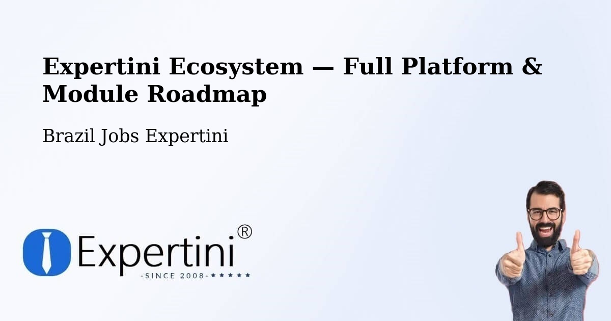 Expertini Ecosystem — Full Platform & Module Roadmap – Itabirito